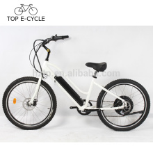 Top ebike 500W beach cruiser vélo électrique 26 pouces 48V 10.2Ah batterie city cruiser vélo fabriqué en chine